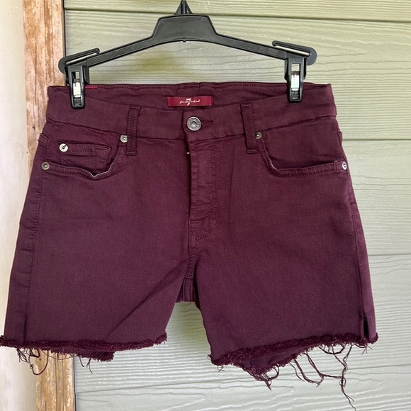 7 For All Mankind Cutoff Shorts - Picture 1 of 9